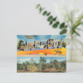 Vintage Arizona carte postale Collage (Debout devant)