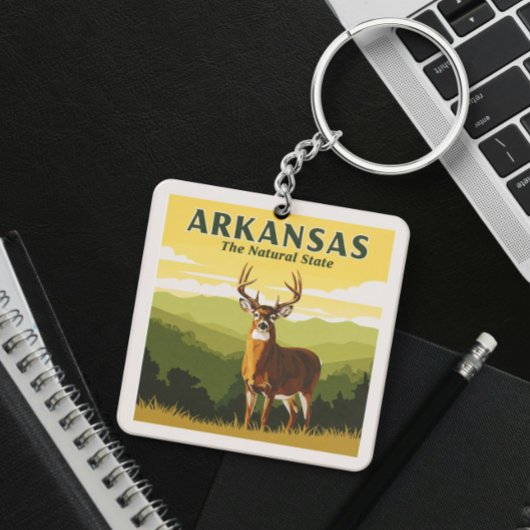 Vintage Arkansas Sleutelhanger