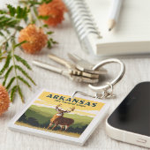 Vintage Arkansas Sleutelhanger (Voorkant Rechts)