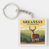 Vintage Arkansas Sleutelhanger (Voorkant)