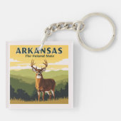 Vintage Arkansas Sleutelhanger (Achterkant)