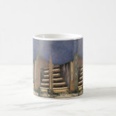 Vintage Art Deco-architectuur, gebouw in NYC Koffiemok (Center)