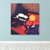 Vintage Art Déco Music Lounge Piano Player Pianist (Insitu (Plancher de Bois))