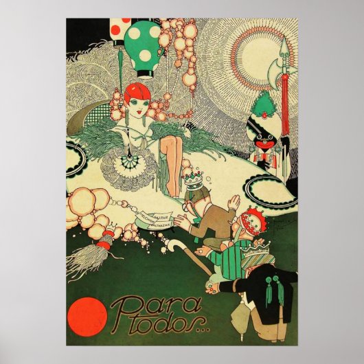 Vintage Art Deco - Para Todos - Poster (Voorkant)