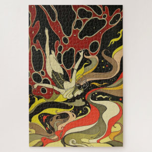 Vintage Art Deco - Para Todos - Psychedelisch Wate Legpuzzel