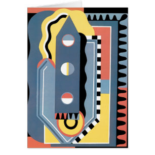Vintage Art Deco Pochoir Jazz Geometrische Patrone