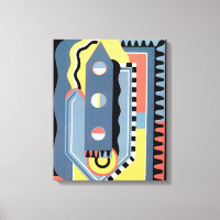 Vintage Art Deco Pochoir Jazz Geometrische Patrone