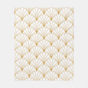 Vintage Art Deco Seamless Pattern. Geometric decor Fleece Deken