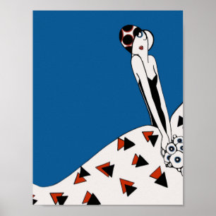 Vintage Art Deco - Voor Iedereen - Verlegen Poster