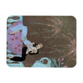 Vintage Art Deco Vuurwerk Le Feu, George Barbier Magneet (Horizontaal)