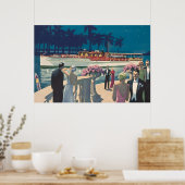 Vintage Art déco Yacht Boat Cocktail Party Mode (Cuisine)