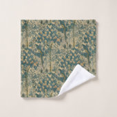 Vintage Art Nouveau Macaw Pattern by Walter Crane Bad Handdoek (Wasdoekje)