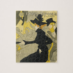 Vintage Art Nouveau Nachtclub Cafe, Divan Japonais Legpuzzel
