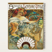 Vintage Art Nouveau Poster Design Planner (Achterkant)