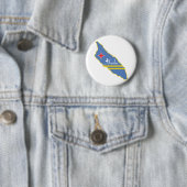Vintage Aruba Ronde Button 5,7 Cm (In situ)