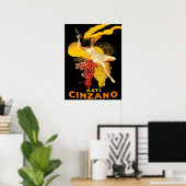 Vintage Asti Cinzano by Cappiello Poster (Bureau à domicile)