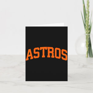Vintage astro retro stijl 70s 80s 90s eerste naam kaart