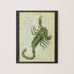 Vintage Astrologie Schorpioen Sterrenbeeld Dierenr Legpuzzel