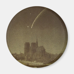 Vintage Astronomie, Donati's komeet boven Parijs i Magneet