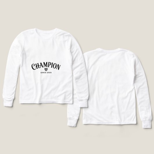 Vintage Athletic Champion Design (Motif Recto et Verso)