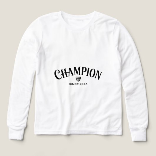 Vintage Athletic Champion Design (Motif recto)