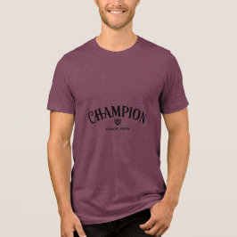 Vintage Athletic Champion Design Tri-Blend Shirt