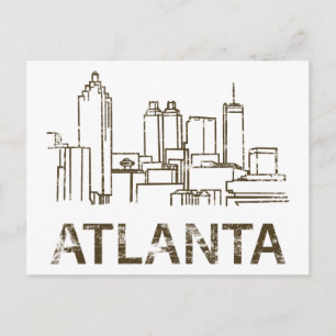 Vintage Atlanta Briefkaart