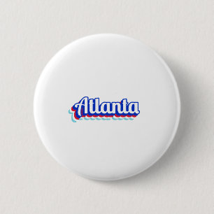 Vintage Atlanta Ronde Button 5,7 Cm