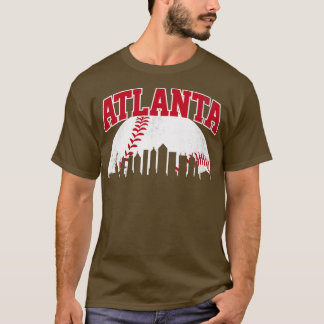 Vintage Atlanta Skyline City Gameday Retro T-shirt