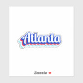 Vintage Atlanta Sticker (Vel)