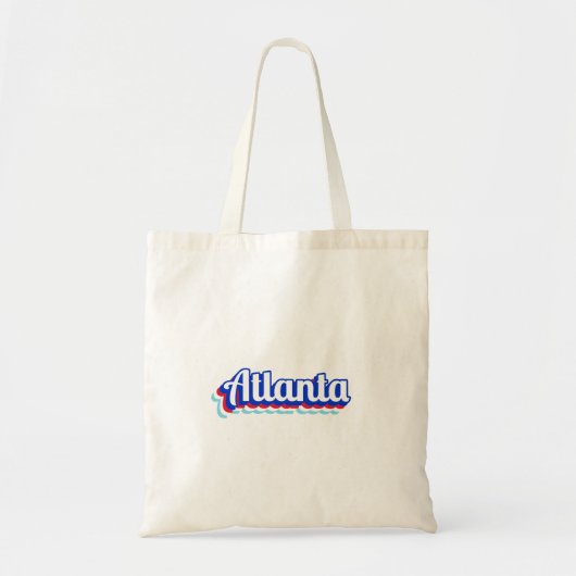 Vintage Atlanta Tote Bag (Voorkant)