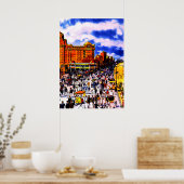 Vintage Atlantic City Boardwalk Poster (Keuken)