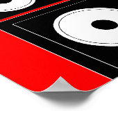 vintage AUDIO GEAR "AUTO REVERSE" Poster art. (Hoek)