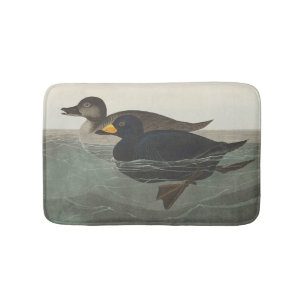 Vintage Audubon Amerikaanse Zwarte Zee-eend Eend V Badmat