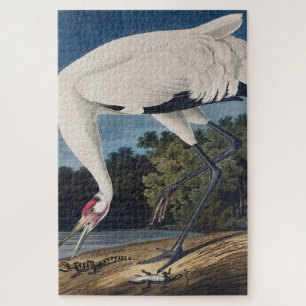 Vintage Audubon Whooping Crane Vogel Natuur Kunst Legpuzzel