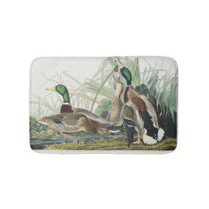 Vintage Audubon-wildlife-kunst over de wilde eend Badmat