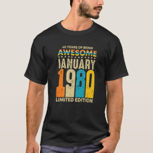 Vintage augustus 2003 Decoraties 18 jaar oud 18th T-shirt