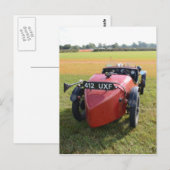 Vintage Austin 7 Sportscar Briefkaart (Voorkant / Achterkant)