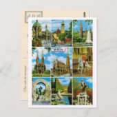 Vintage Austria, Wien, Vienna, Multiview Briefkaart (Voorkant / Achterkant)