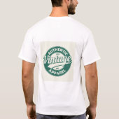 Vintage Authentic Vêtements T-shirt Design-depuis (Dos)