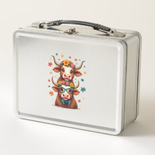 Vintage Autisme Hoogland Koe Trio Gluurt Schattige