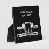 Vintage-auto, aangepast plaquette fotoplaat (Voorkant)