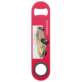 Vintage Auto aangepaste naam flesopening Speed Flessenopener (Voorkant)