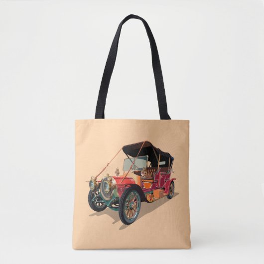 Vintage-auto Draagtas (Voorkant)