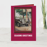 Vintage auto en chauffeur