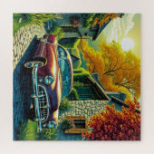 Vintage-auto Legpuzzel (Horizontaal)