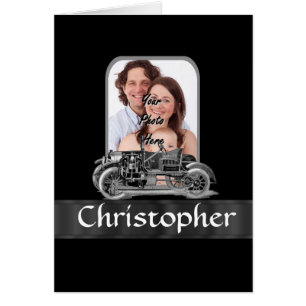 Vintage auto op zwart