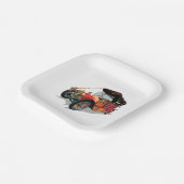 Vintage-auto Papieren Bordje (Gebogen)