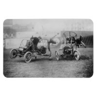 Vintage "Auto Polo" Sport Voiture Magnet