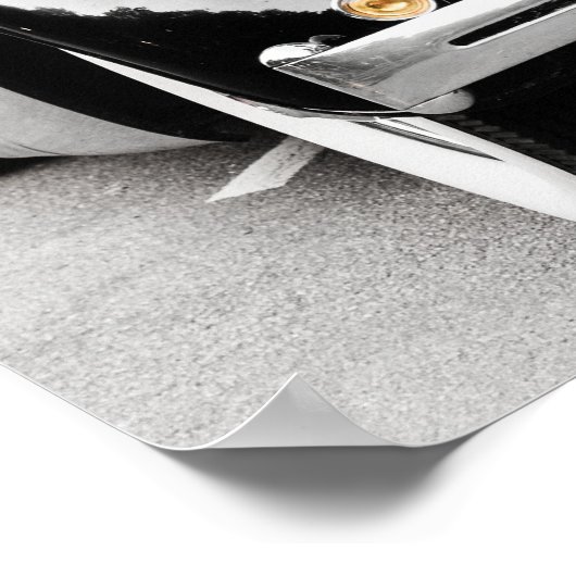 Vintage-auto Poster (Hoek)